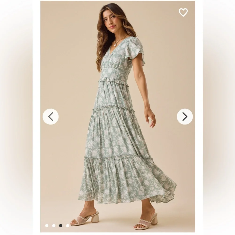 New with tags Altar’d State Brigitte Floral Maxi Dress - Picture 3 of 4